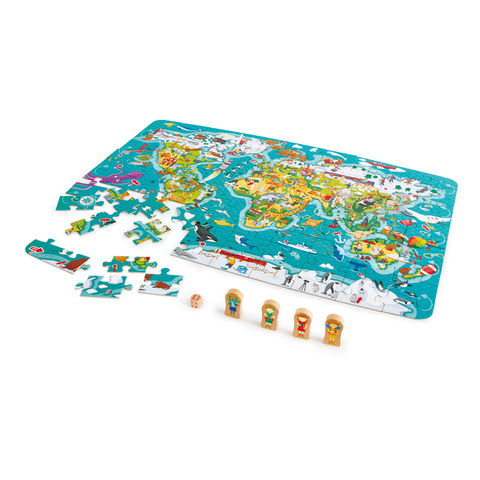 Teka-teki Tur Dunia Hape dan Game | Mainan puzzle dunia berwarna-warni