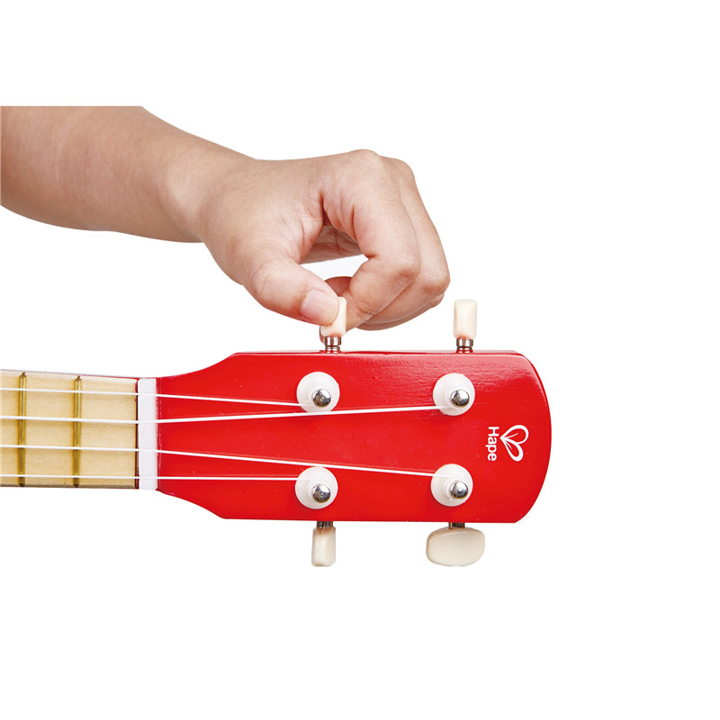 Ukulele Mainan Kayu Anak Hape |Alat Musik 21 Inch dengan Suara Vibrant Dan Senar Nylon Merdu