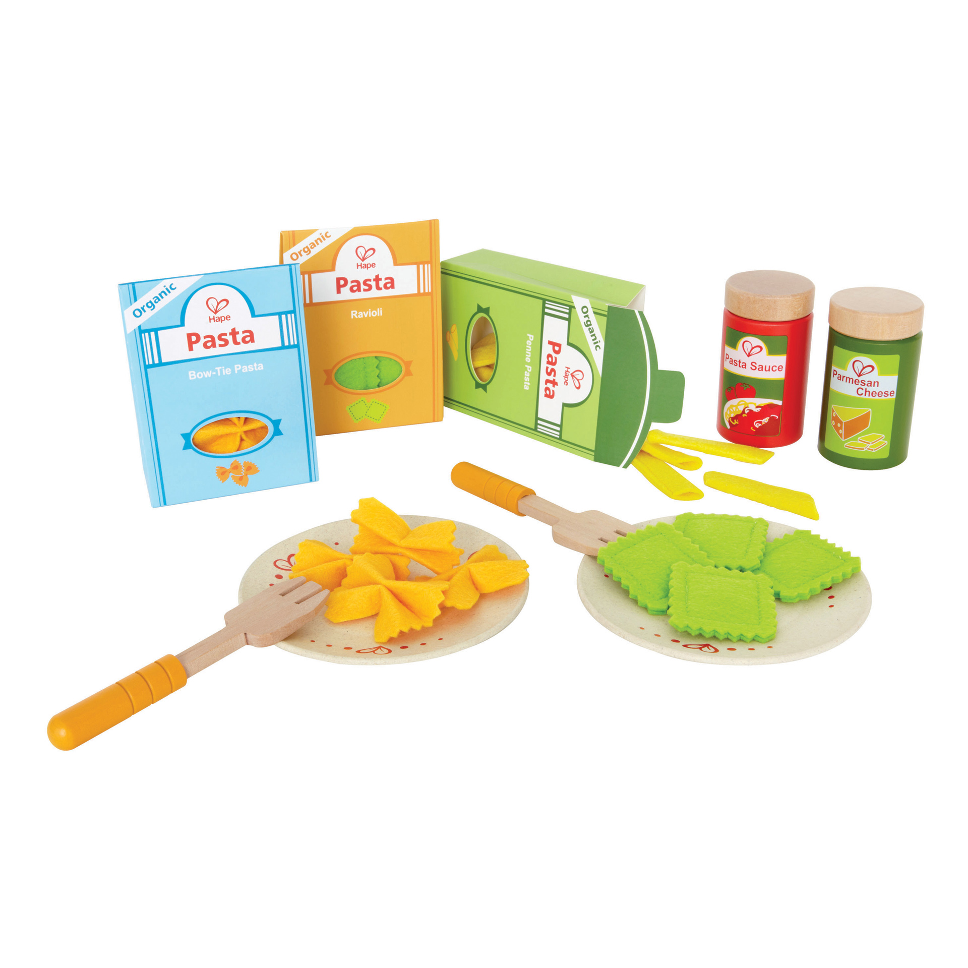 HAPE Pasta Set | Koki, kertas dan merasa berpura-pura bermain pasta memasak set