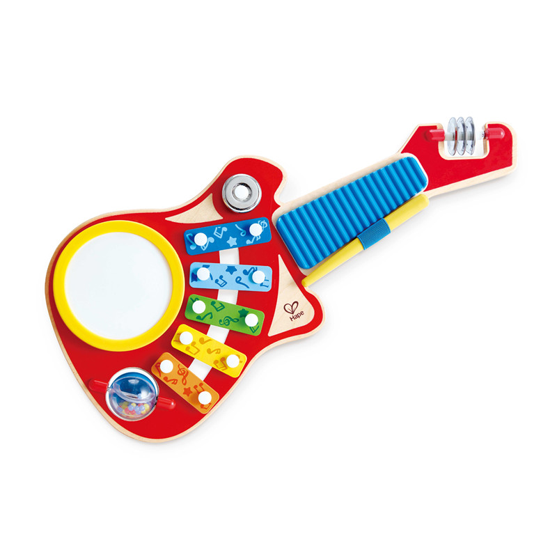 Pembuat Musik HAPE 6-in-1 | Warna-warni 6 instrumen gitar berbentuk mainan musik